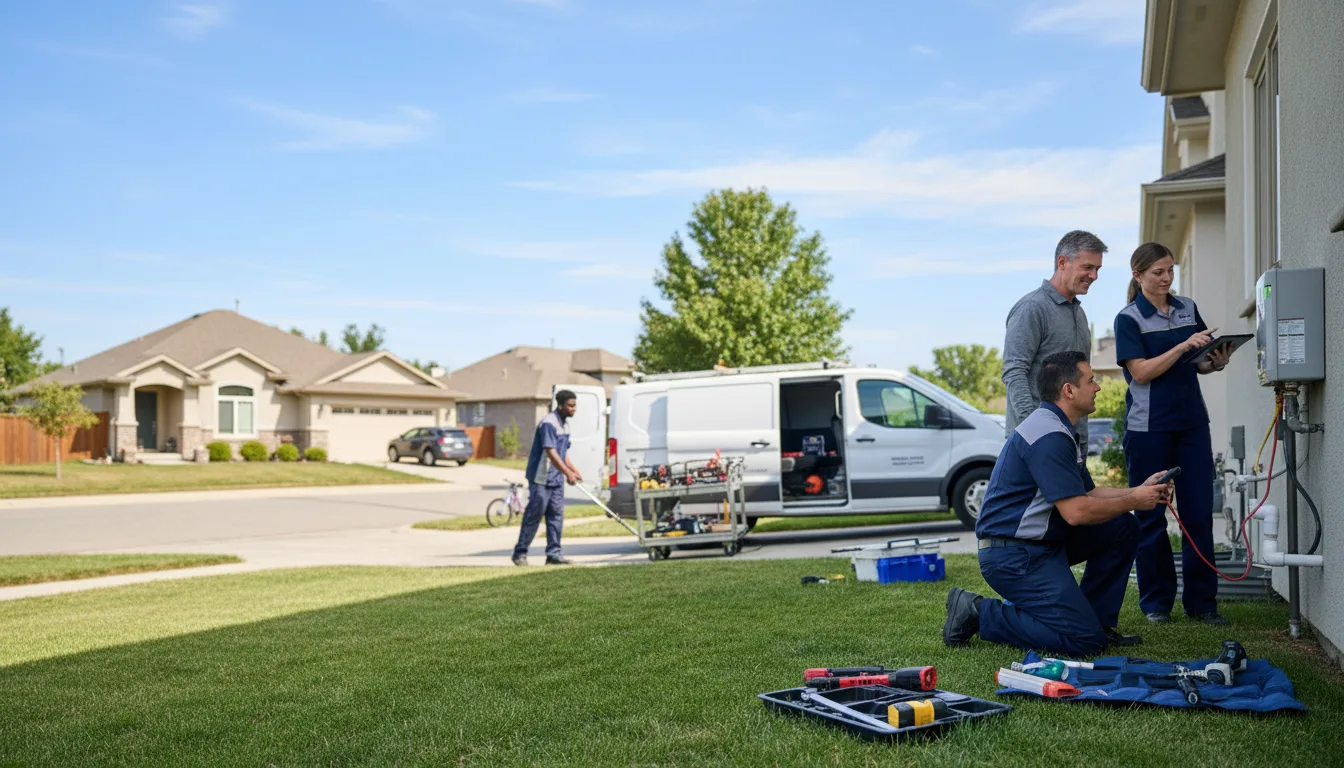 Tankless water heater service in Mulvane, KS